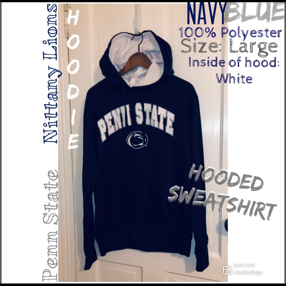 Penn State Navy Unisex Hoodie NWOT